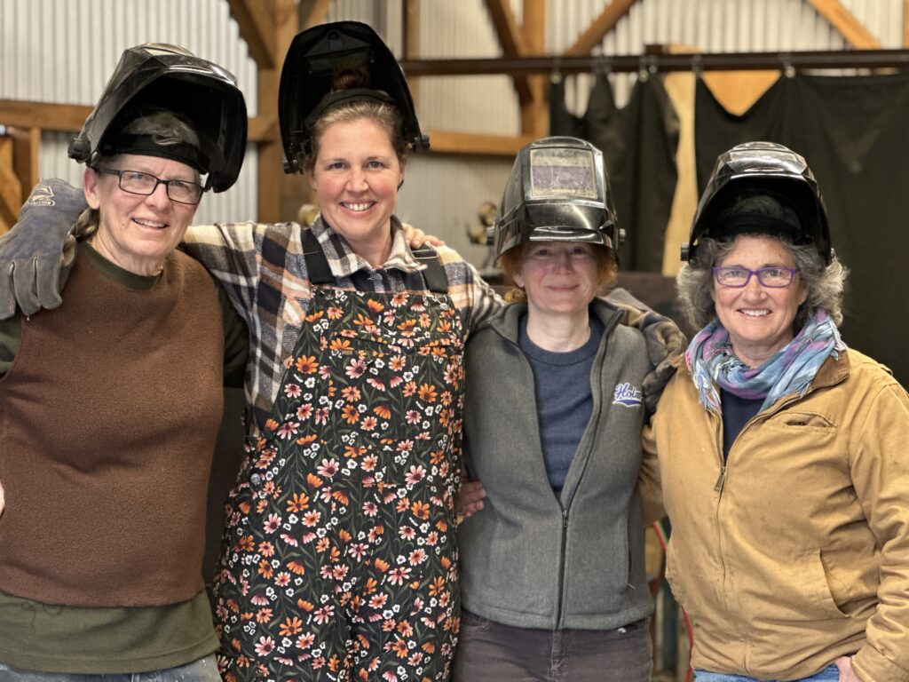 California Farm Academy welding students